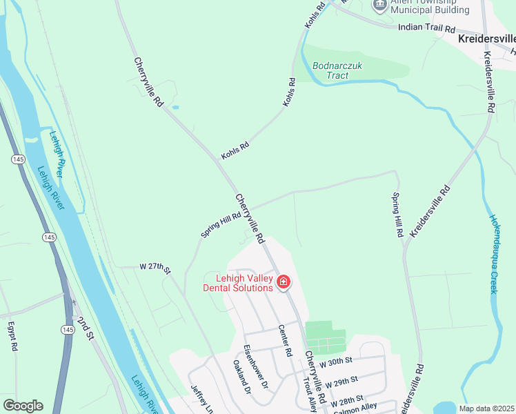 map of restaurants, bars, coffee shops, grocery stores, and more near 63 Spring Hill Road in Northampton