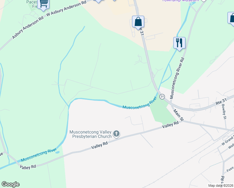 map of restaurants, bars, coffee shops, grocery stores, and more near 194 Bryans Road in Hampton