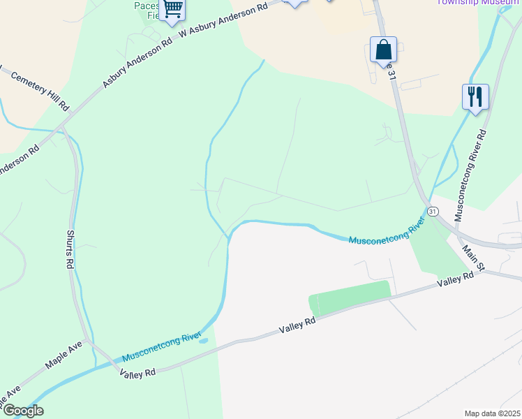 map of restaurants, bars, coffee shops, grocery stores, and more near 170 Bryans Road in Hampton