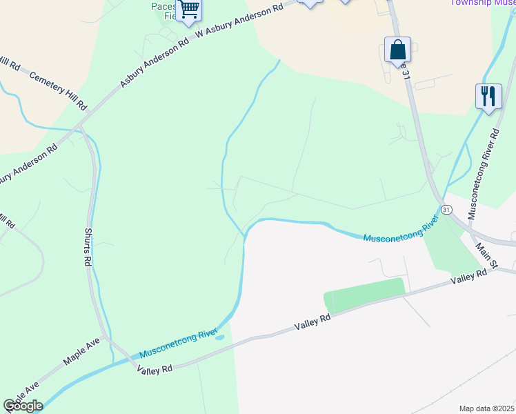 map of restaurants, bars, coffee shops, grocery stores, and more near 170 Bryans Road in Hampton