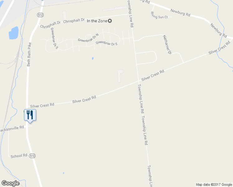 map of restaurants, bars, coffee shops, grocery stores, and more near 6910 Silver Crest Road in Nazareth