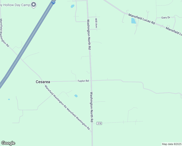 map of restaurants, bars, coffee shops, grocery stores, and more near 1727 Washington-North Road in Mansfield