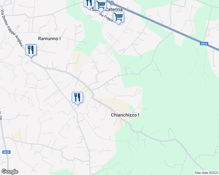 map of restaurants, bars, coffee shops, grocery stores, and more near in Province of Brindisi