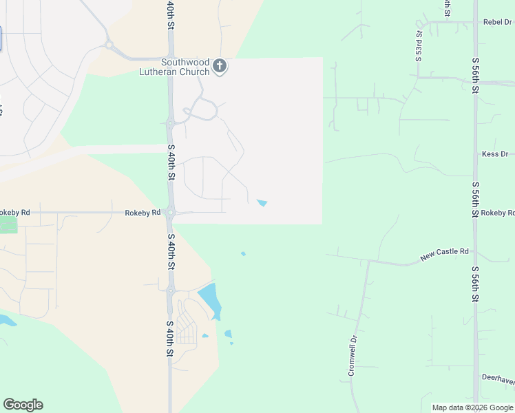 map of restaurants, bars, coffee shops, grocery stores, and more near 10767 South 40th Street in Lincoln