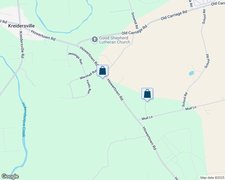 map of restaurants, bars, coffee shops, grocery stores, and more near 3431 Howertown Road in Northampton