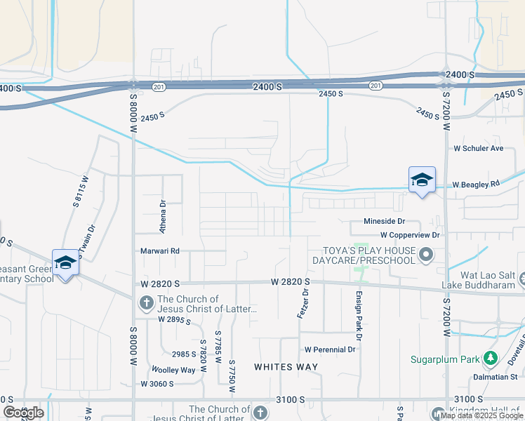 map of restaurants, bars, coffee shops, grocery stores, and more near 7701 West Utwo O One Highway in Magna