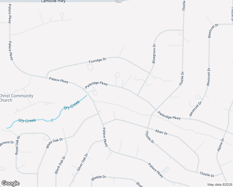 map of restaurants, bars, coffee shops, grocery stores, and more near 482 Parkridge Parkway in Spring Creek