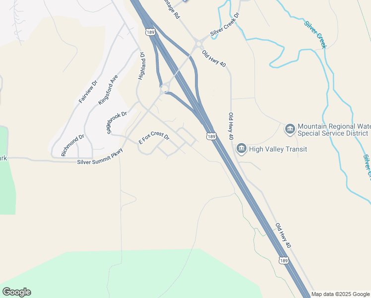 map of restaurants, bars, coffee shops, grocery stores, and more near 1275 East Foxcrest Court in Park City