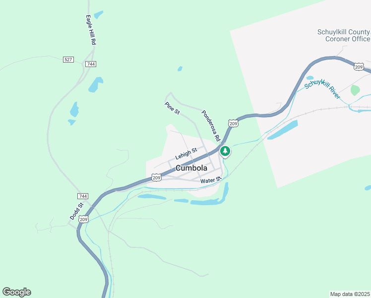 map of restaurants, bars, coffee shops, grocery stores, and more near 269 Wood Street in Cumbola