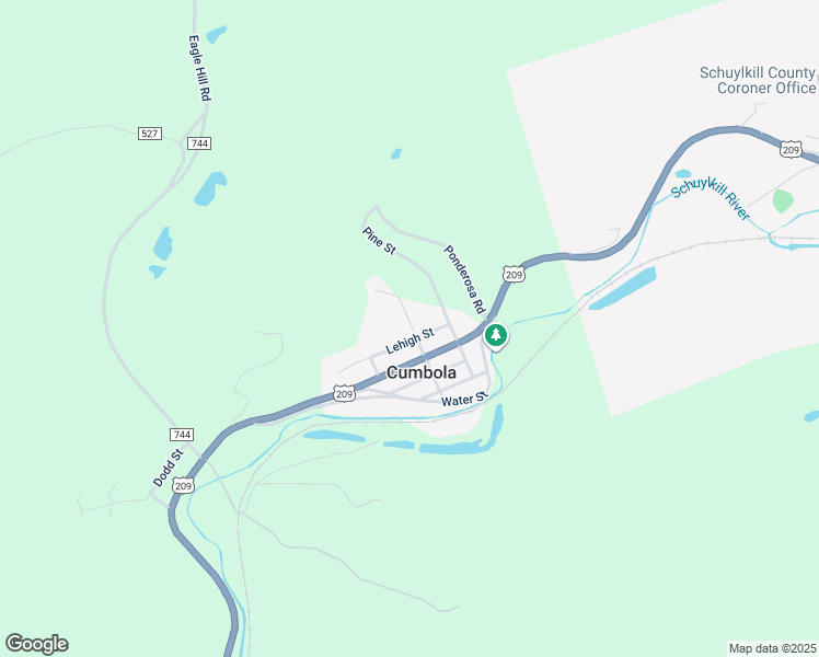map of restaurants, bars, coffee shops, grocery stores, and more near 269 Wood Street in Cumbola