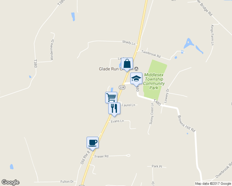 map of restaurants, bars, coffee shops, grocery stores, and more near 1114 Pittsburgh Road in Valencia