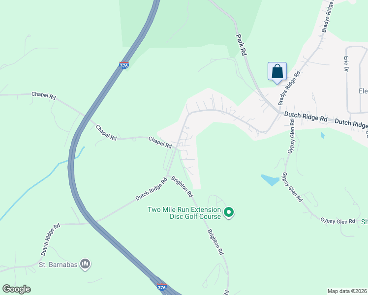 map of restaurants, bars, coffee shops, grocery stores, and more near 3485 Dutch Ridge Road in Beaver