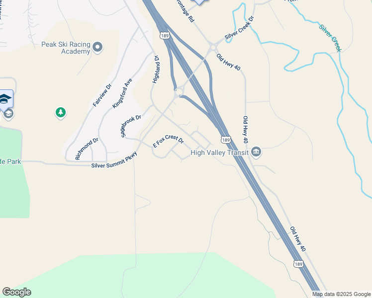 map of restaurants, bars, coffee shops, grocery stores, and more near 1232 East Foxcrest Court in Park City