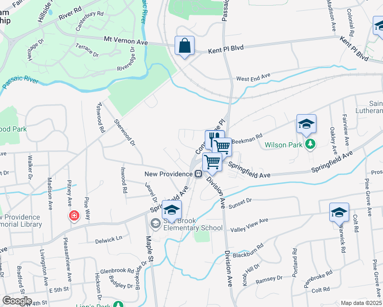 map of restaurants, bars, coffee shops, grocery stores, and more near 803 State Route 512 in Summit