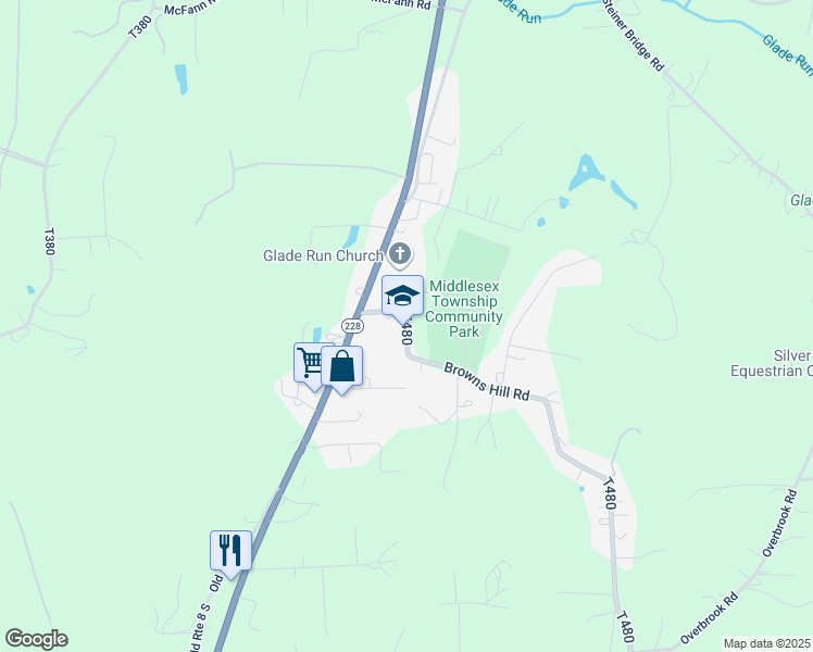map of restaurants, bars, coffee shops, grocery stores, and more near 116 Browns Hill Road in Valencia