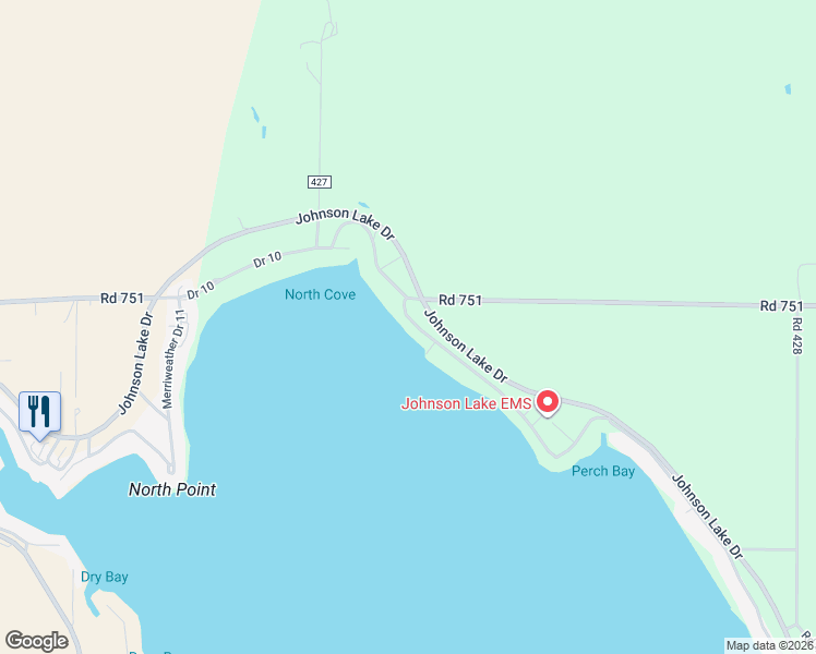 map of restaurants, bars, coffee shops, grocery stores, and more near 1-99 Crappie Corner Dr5 in Elwood