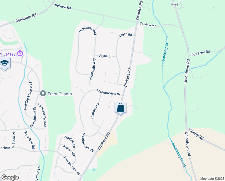 map of restaurants, bars, coffee shops, grocery stores, and more near 5 James Avenue in Phillipsburg