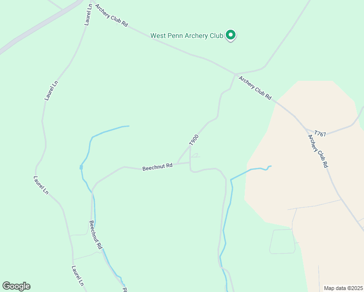 map of restaurants, bars, coffee shops, grocery stores, and more near 11 Old State Road in New Ringgold