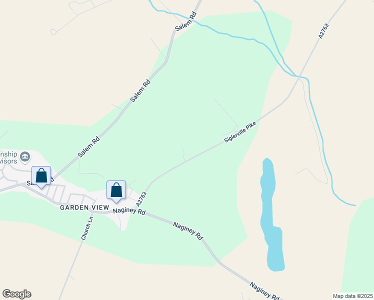 map of restaurants, bars, coffee shops, grocery stores, and more near 20 Apple Place in Milroy