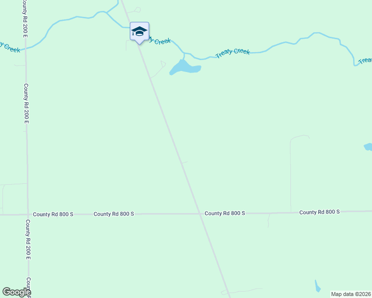 map of restaurants, bars, coffee shops, grocery stores, and more near 7695 South Old State Road 15 in La Fontaine