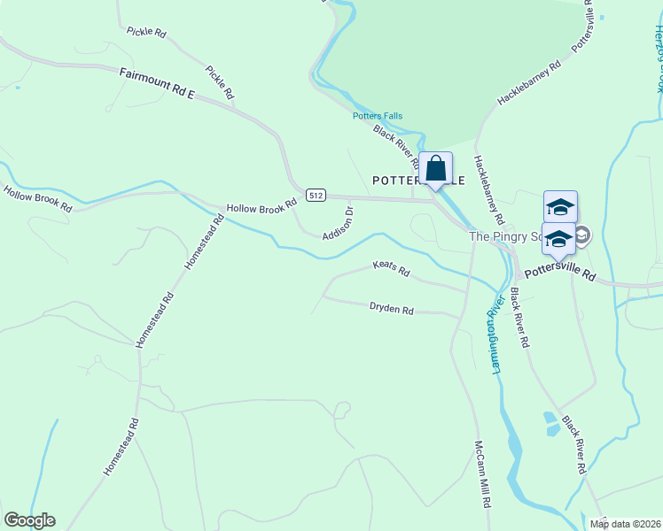 map of restaurants, bars, coffee shops, grocery stores, and more near 22 Keats Road in Tewksbury
