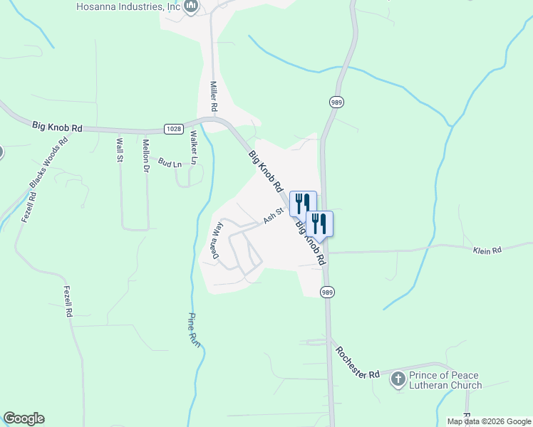 map of restaurants, bars, coffee shops, grocery stores, and more near 509 Amy Lane in Rochester