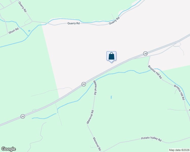 map of restaurants, bars, coffee shops, grocery stores, and more near 684 Maneval Road in Mount Pleasant Mills