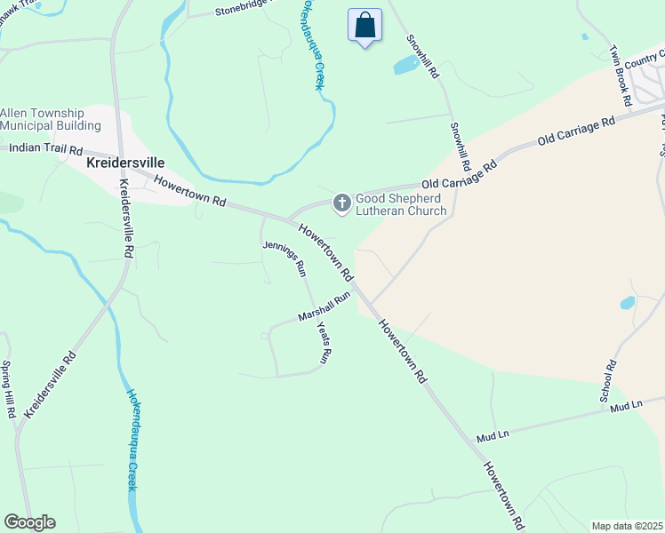 map of restaurants, bars, coffee shops, grocery stores, and more near 3752 Howertown Road in Northampton