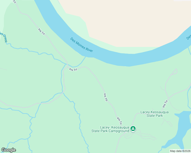 map of restaurants, bars, coffee shops, grocery stores, and more near Park Road in Keosauqua