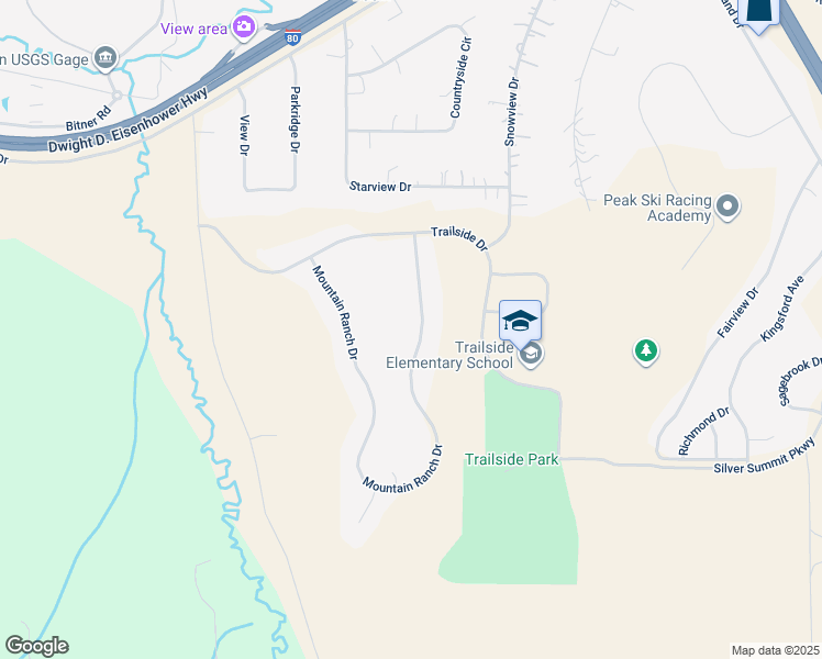 map of restaurants, bars, coffee shops, grocery stores, and more near 6025 Mountain Ranch Drive in Park City