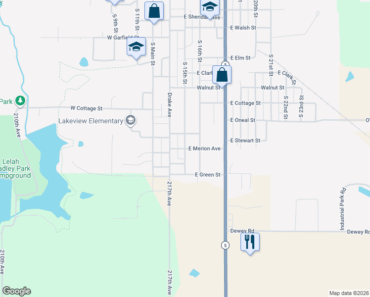 map of restaurants, bars, coffee shops, grocery stores, and more near 400 East Merion Avenue in Centerville