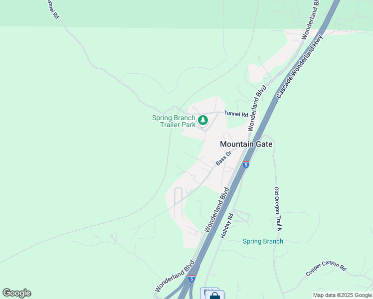 map of restaurants, bars, coffee shops, grocery stores, and more near 19504 Scenic Rail Dr in Redding