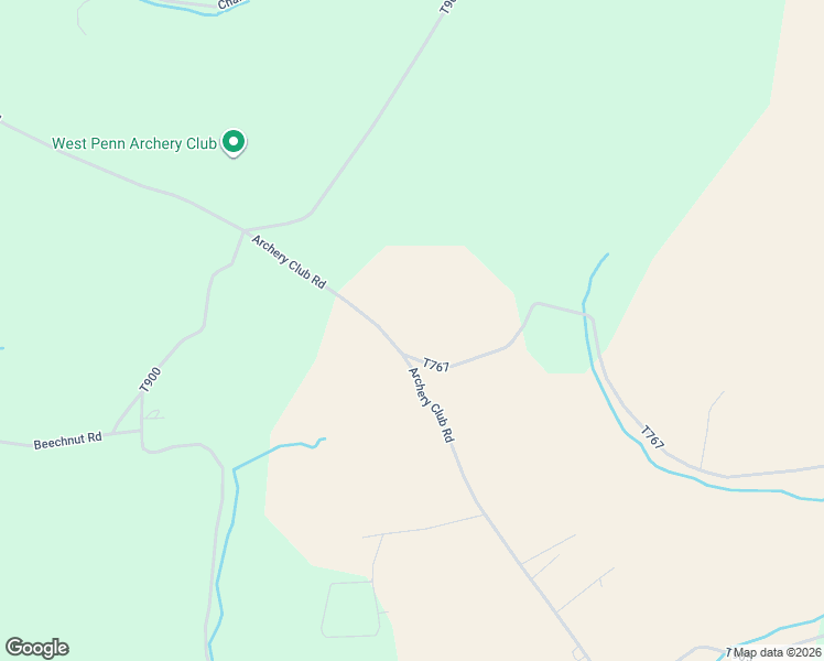 map of restaurants, bars, coffee shops, grocery stores, and more near 221 Archery Club Road in New Ringgold