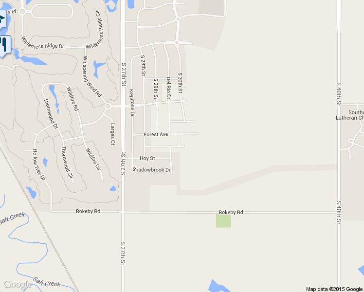 map of restaurants, bars, coffee shops, grocery stores, and more near 3011 Valley Stream Drive in Lincoln
