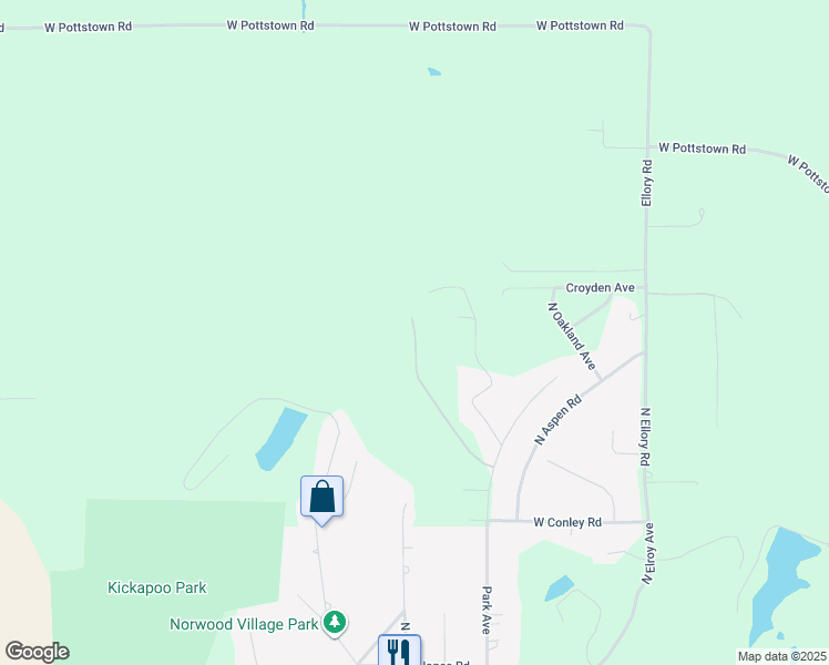 map of restaurants, bars, coffee shops, grocery stores, and more near 2290 North Dundee Road in Peoria