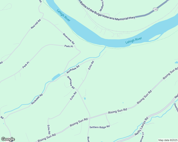 map of restaurants, bars, coffee shops, grocery stores, and more near 1938 Echo Road in Slatington