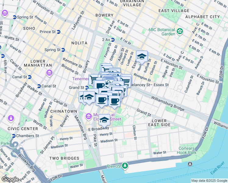 249 Broome Street, New York NY Walk Score