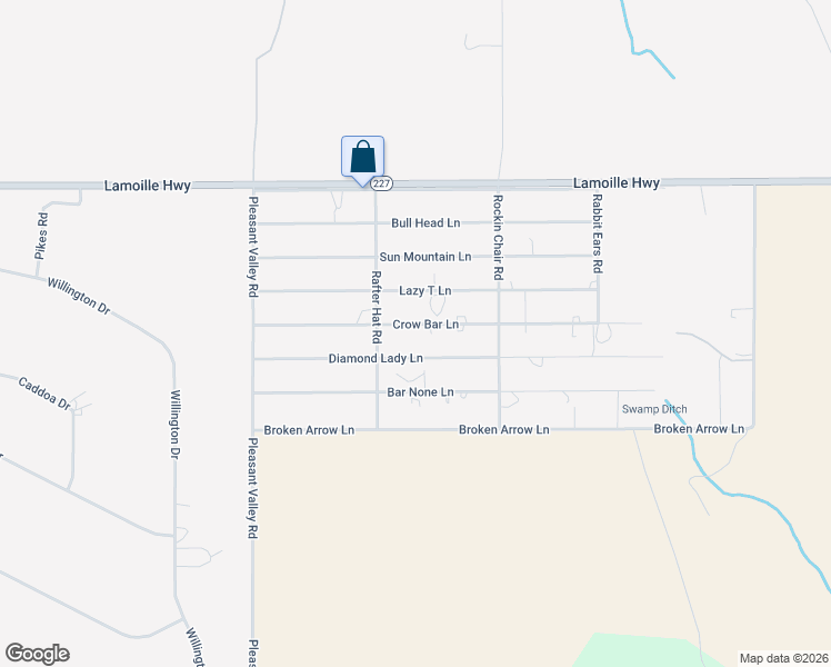 map of restaurants, bars, coffee shops, grocery stores, and more near 245 Diamond Lady Lane in Spring Creek
