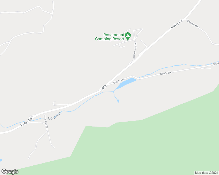 map of restaurants, bars, coffee shops, grocery stores, and more near 1002 Shady Lane in Tamaqua