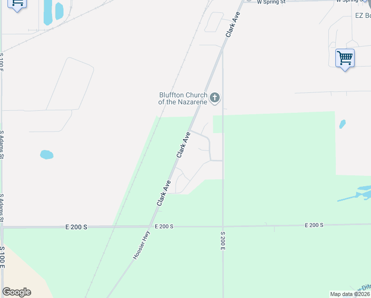 map of restaurants, bars, coffee shops, grocery stores, and more near 1570 Greenfield Ln in Bluffton