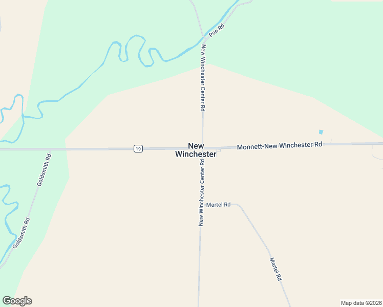 map of restaurants, bars, coffee shops, grocery stores, and more near 3971 Monnett-New Winchester Road in Bucyrus