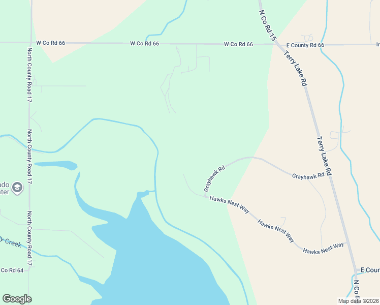 map of restaurants, bars, coffee shops, grocery stores, and more near 544 Hawks Nest Way in Fort Collins