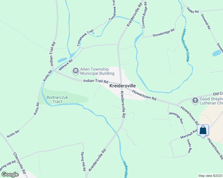 map of restaurants, bars, coffee shops, grocery stores, and more near 4441 Indian Trail Road in Northampton