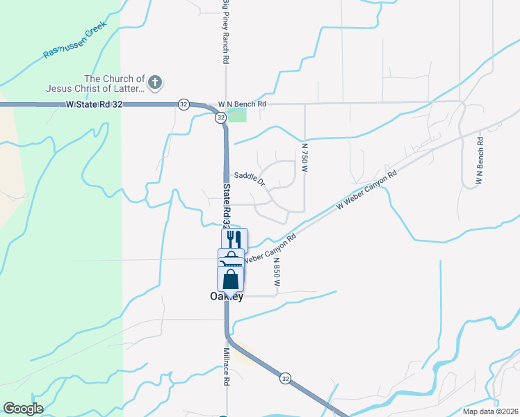 map of restaurants, bars, coffee shops, grocery stores, and more near 902 Celebration Loop in Oakley