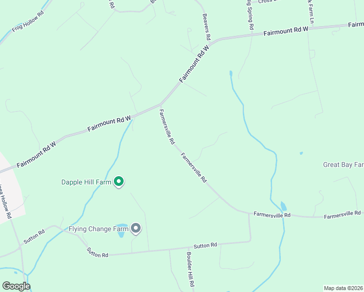 map of restaurants, bars, coffee shops, grocery stores, and more near 16 Farmersville Road in Califon