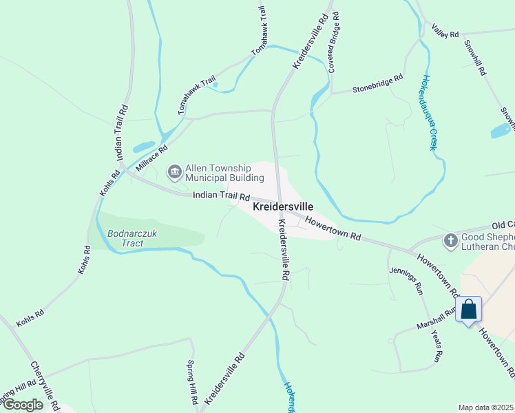 map of restaurants, bars, coffee shops, grocery stores, and more near 4441 Indian Trail Road in Northampton
