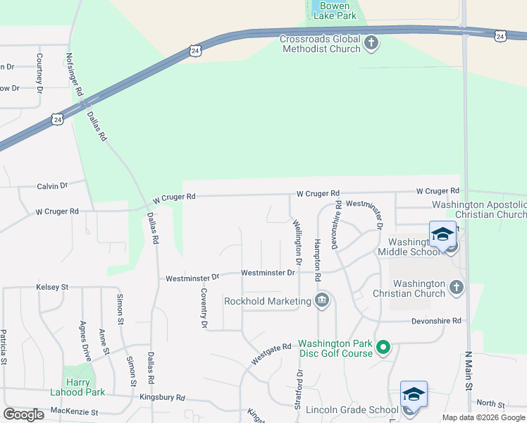 map of restaurants, bars, coffee shops, grocery stores, and more near 200 Stonehenge Court in Washington