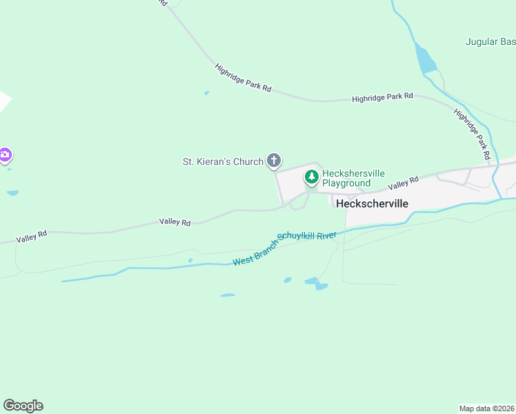 map of restaurants, bars, coffee shops, grocery stores, and more near 553 Valley Road in Pottsville