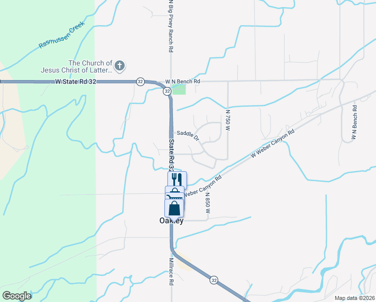 map of restaurants, bars, coffee shops, grocery stores, and more near 902 Celebration Loop in Oakley