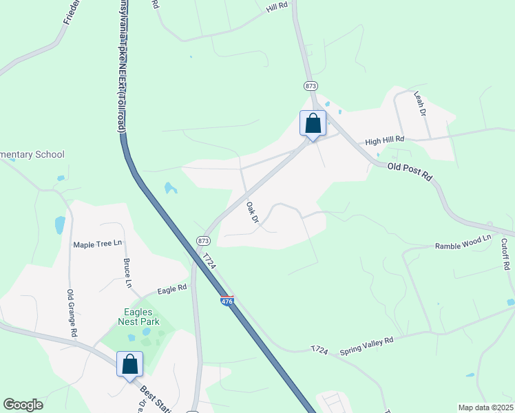 map of restaurants, bars, coffee shops, grocery stores, and more near in Lehigh County